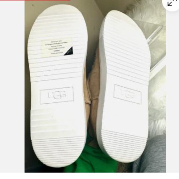 New Ugg Women's classic Alameda Mini Boots Chestnut 1143786 Sz 9.5 - Picture 5 of 7